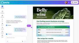Run research on demand or schedule it in the background, and Canva AI gathers and structures information from across the web.