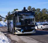 Karsan Autonomous e-ATAK Carried Tourists to Ski Resorts in Sweden.