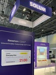 SOLUM showcases Newton Core+ at Stand M60 during the Retail Technology Show 2026 in London (Image: SOLUM)