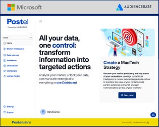 The Marketing Data Platform combines AI-powered market intelligence, first-party data and omnichannel activation to help SMEs analyze market trends and historical campaign performance, turning insights into audiences and increasingly targeted future actions.