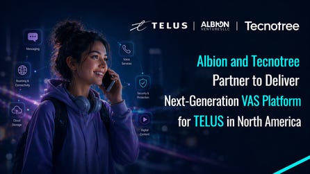 Albion and Tecnotree Partner to Deliver Next-Generation VAS Platform for TELUS in North America