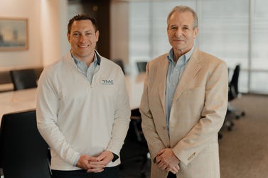 (L to R): Vince Kuchar, President, RMC Global, and David Wechsler, President and CEO, ABS Group