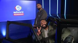 Ashley and Jordan Banjo at Winnrz HǪ in London ahead of the first Winnrz Wednesdays live draw.