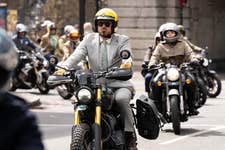 EDITORIAL USE ONLY Jamie Theakston at The Distinguished Gentleman's Ride at Maltby Street Market in London, one of 80 rides across the UK, with thousands of riders on their vintage motorbikes in their dapper attire celebrating 15 years of the event in support of men’s health and Movember. Picture date: Sunday May 17, 2026. PA Photo. Photo credit should read: Jeff Spicer/PA Media Assignments