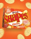 Arnott’s Shapes Chicken is a combination of mouth-watering chicken flavour on a lightly salted, uniquely crimped cracker.