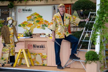 At RHS Chelsea Flower Show 2026, cult British-born brand Niwaki presents its limited-edition Camo collection – a range of workwear and accessories featuring a bespoke camouflage inspired by the shapes and textures of the Japanese garden – alongside new introductions from its Spring/Summer 2026 offering of Japanese tools and apparel.