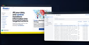 Postel, the MadTech platform for Italian SMEs powered by Audiencerate and distributed through the Poste Italiane built on Microsoft Azure, ISV Co-sell certified and MACC-eligible channel (left) and Audiencerate's DMP for media agencies and data providers (right), a Google DV360 Customer Match Partner, ISO 27001 certified.