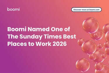 Boomi Named One of The Sunday Times Best Places to Work 2026