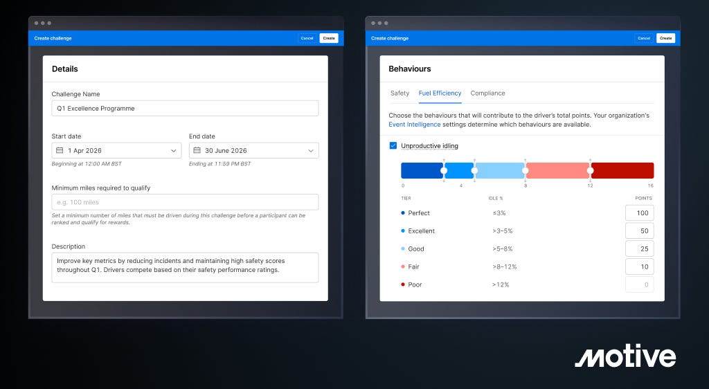 Motive Introduces New Workforce Capabilities to Improve Performance, Automate Rewards and Increase Driver Retention at Scale