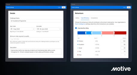 Motive makes it easy to reward safe, efficient, and compliant behaviour while reducing manual work for managers and improving overall fleet performance, at scale.