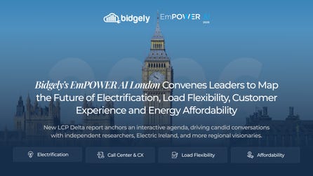 Bidgely's EmPOWER AI London features custom workshops and peer-to-peer dialogues to unlock insights needed to reshape energy engagement.