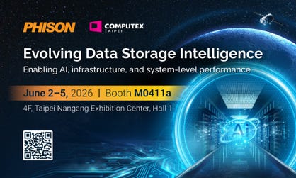 Phison evolving data storage intelligence at COMPUTEX 2026