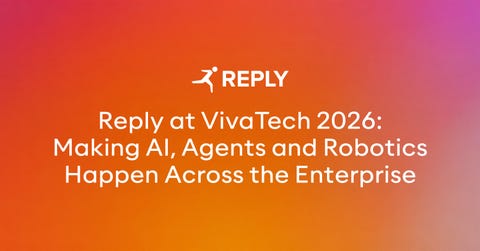 At VivaTech 2026 Reply will showcase its latest innovations around AI for software engineering, AI-powered experiences, data and AI, and industrial AI.