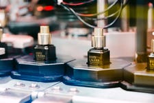 Advanced manufacturing equipment at The Estée Lauder Companies’ Whitman manufacturing facility in Petersfield, UK.