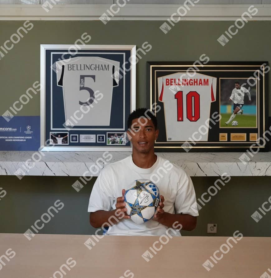Jude Bellingham Signs First-Ever Memorabilia Deal With Icons.com Ahead of 2026 FIFA World Cup