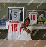 Jude Bellingham Back Signed England 2026 Home Shirt.