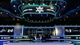 The World Series of Poker TV production set in Las Vegas, presented by Solana