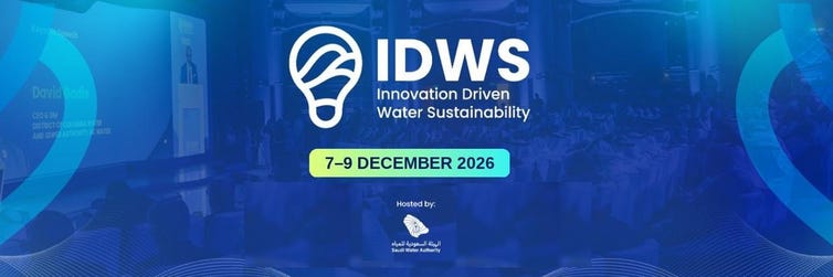 Saudi Arabia at the Center of the Global Water Industry as IDWS 2026 Reshapes the Future of Water (Graphic: AETOSWire)