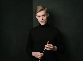 Conductor Kristian Sallinen will begin his tenure as the new Chief Conductor of the Tampere Philharmonic Orchestra in August 2027. Photo: Antti Rintala.