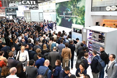 At The smarter E Europe 2026, around 2,800 exhibitors will demonstrate how a 24/7 renewable energy supply can be achieved. © Solar Promotion GmbH