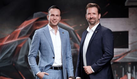 left: Andrej Majcen, Co-Founder and Group CEO of the Bitcoin Suisse Group; right: Roman Przibylla, CEO of Bitcoin Suisse (Europe) AG