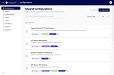 Telegraf Controller centralizes configuration management, enabling teams to create, organize, and update Telegraf configurations consistently across large agent fleets.
