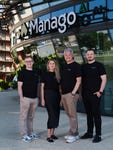 From left: Marcin Stelmach, Director of Customer Success, Klaudia Penkalla, Chief of Staff, Phil Draper, CEO, and Marek Broda, CDFO