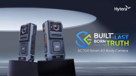 Hytera's latest SC700 Smart 4G Body Camera