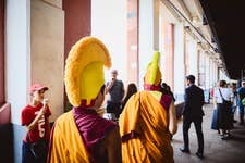 A major public Buddhist ritual on London’s South Bank has helped establish the Buddhist Film Festival as a new cultural fixture in the capital, after more than 50,000 people engaged with a live sand mandala installation at Oxo Gallery, Oxo Tower Wharf.