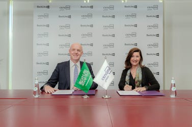 Left to right, James Bicknell, Group Chief Executive Officer at Multiply Media Group - Alison Rehill-Erguven, Chief Executive Officer of Cenomi Centers (Photo: AETOSWire)
