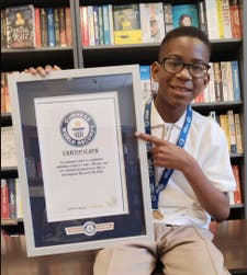 Jayce Joyce with Guinness Record