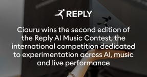 The second edition of the Reply AI Music Contest, the international competition created by Reply to explore new forms of expression combining artificial intelligence, music and live performance, concluded with the announcement of the winner on the Nova Stage powered by Reply during Kappa FuturFestival