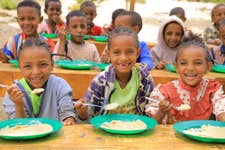In Tigray, Ethiopia, children reporting hunger at school fell from 72% to 0% after school feeding began. Children reporting leaving school early at least once a month because of hunger also fell from 68% to 0%.
