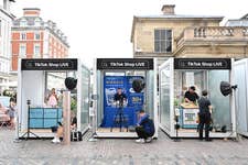 EDITORIAL USE ONLY Live stream sellers in LIVE booths at the first TikTok Market hosted at the Covent Garden Piazza in London, with LIVE shopping and TikTok small businesses from across the UK showcasing and selling their products. Picture date: Tuesday July 14, 2026. PA Photo. The event coincides with new research revealing TikTok is delivering at least a £10 billion boost to the UK economy, helping to support more than 150,000 jobs through British entrepreneurship, creativity, and commerce.