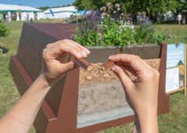 EDITORIAL USE ONLY General view of Nestle’s Common Ground activation at the 167th Great Yorkshire Show in Harrogate, an interactive space highlighting the role of healthy soil, British farming and regenerative practices in food production. Picture date: Tuesday July 14, 2026. PA Photo. The experience includes a large-scale KitKat display illustrating soil biodiversity and interactive exhibits on sustainable farming, running from July 14 to July 17.