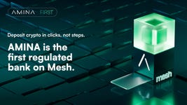 AMINA is the first regulated bank on Mesh.
