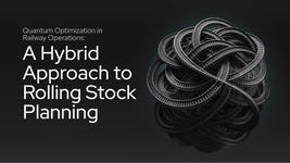 IQM's whitepaper on hybrid quantum optimization for railway scheduling, developed with Deutsche Bahn.