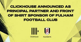 ClickHouse announced as Principal Partner and Front of Shirt Sponsor of Fulham Football Club