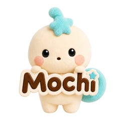 Mochi, WAFUU.COM's new official mascot character, embodies "A tiny happiness from Japan." (Photo: WAFUU.COM)