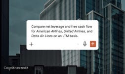 Query our entire fundamental credit database and full library of official disclosures — prelims, interims, annuals, presentations and more — in natural language from the convenience of your conversations.